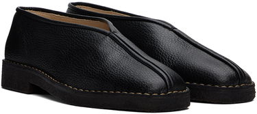 Кецове и обувки LEMAIRE Piped Crepe Slippers Черно | FO0067 LL205, 3