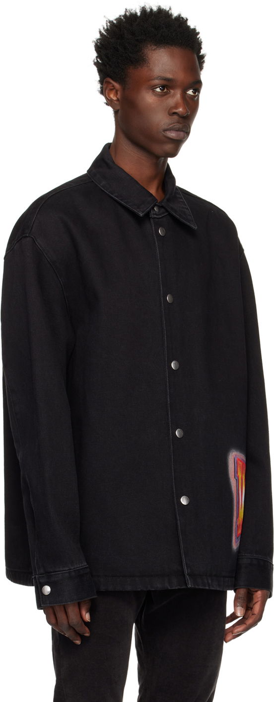 Яке We11done We11done Loose Fit Denim Shirt Черно | WD-DJ3-22-312-U-BK, 1