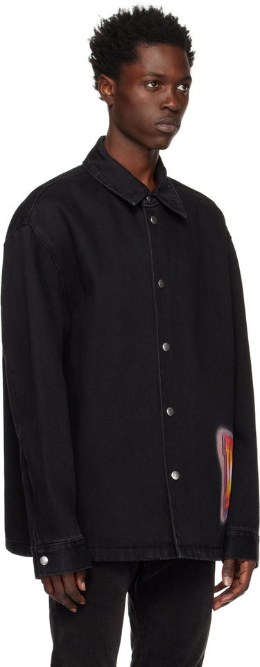 Яке We11done We11done Loose Fit Denim Shirt Черно | WD-DJ3-22-312-U-BK, 1
