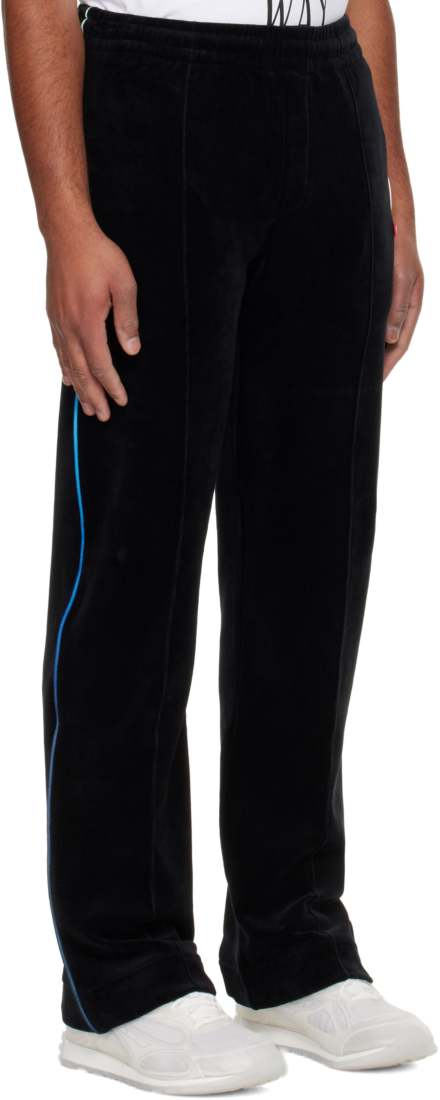 Спортни панталони Casablanca Gradient Piping Velour Track Pants Черно | M-AW25-JTR-300-01, 1