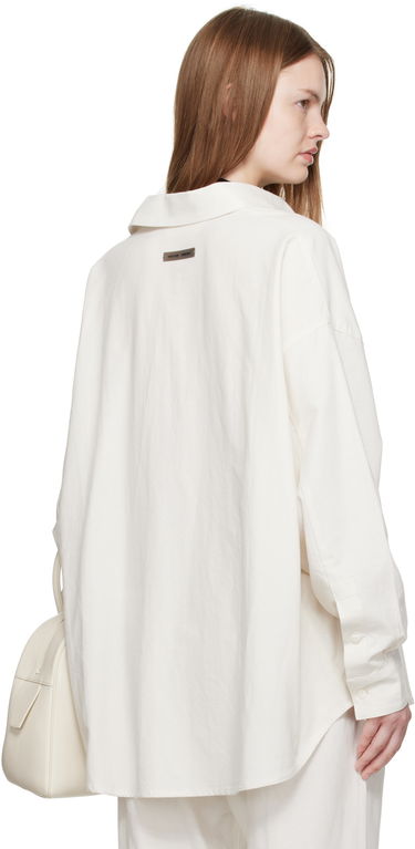 Риза Fear of God Fear of God ESSENTIALS Relaxed Shirt Бяло | 186SP255524FW, 2