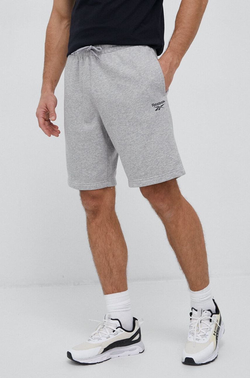 Къси панталони Reebok Identity French Terry Shorts Сиво | HZ8784, 0