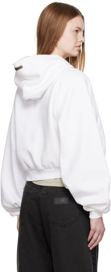 Суитчър Fear of God ESSENTIALS Fleece Raglan Hoodie Бяло | 192SP257824FW, 2