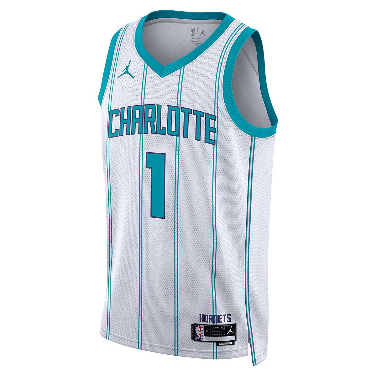 Фланелка Nike NBA Charlotte Hornets Association Edition 2022/23 Jersey Бяло | DN2071-100, 1