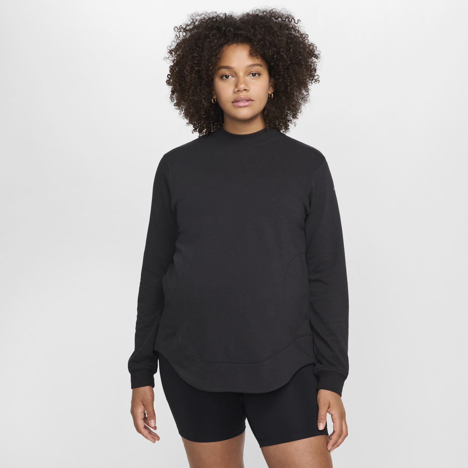 Суитчър Nike Sweatshirt French Terry Черно | FZ0452-010, 0