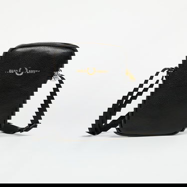 Чанта през рамо Fred Perry Leather Side Bag Черно | L8289 102, 0