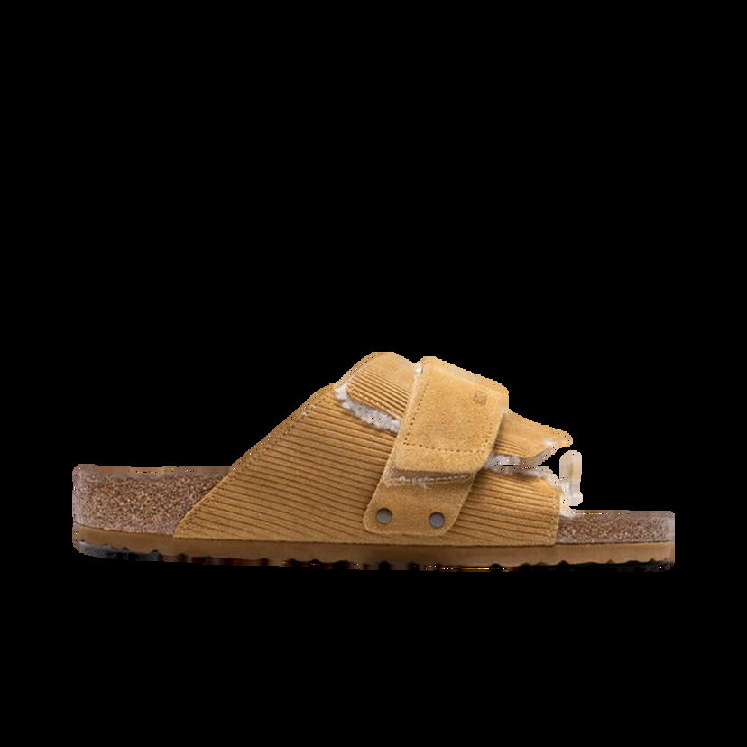 Кецове и обувки Birkenstock Kyoto Shearling Regular Fit Sandals Кафяво | 1028178