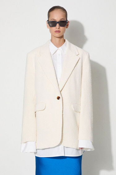 Яке Samsoe Samsoe Single-Breasted Straight Fit Blazer Бежово | F23200185, 0
