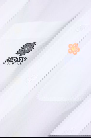 Риза KENZO Boke Flower Oversize Relaxed Shirt with Classic Collar Бяло | FD52CH0919LH.01, 4