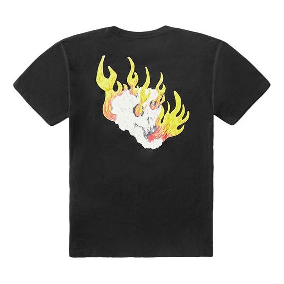 Тениска Vans Vans Flaming Skull Graphic T-Shirt Черно | VN0A4MQDBLK, 0