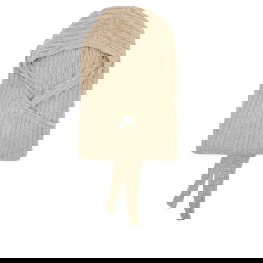 Кепки и шапки GANNI Core Future Wool Knit Balaclava Бежово | A6926-934, 0