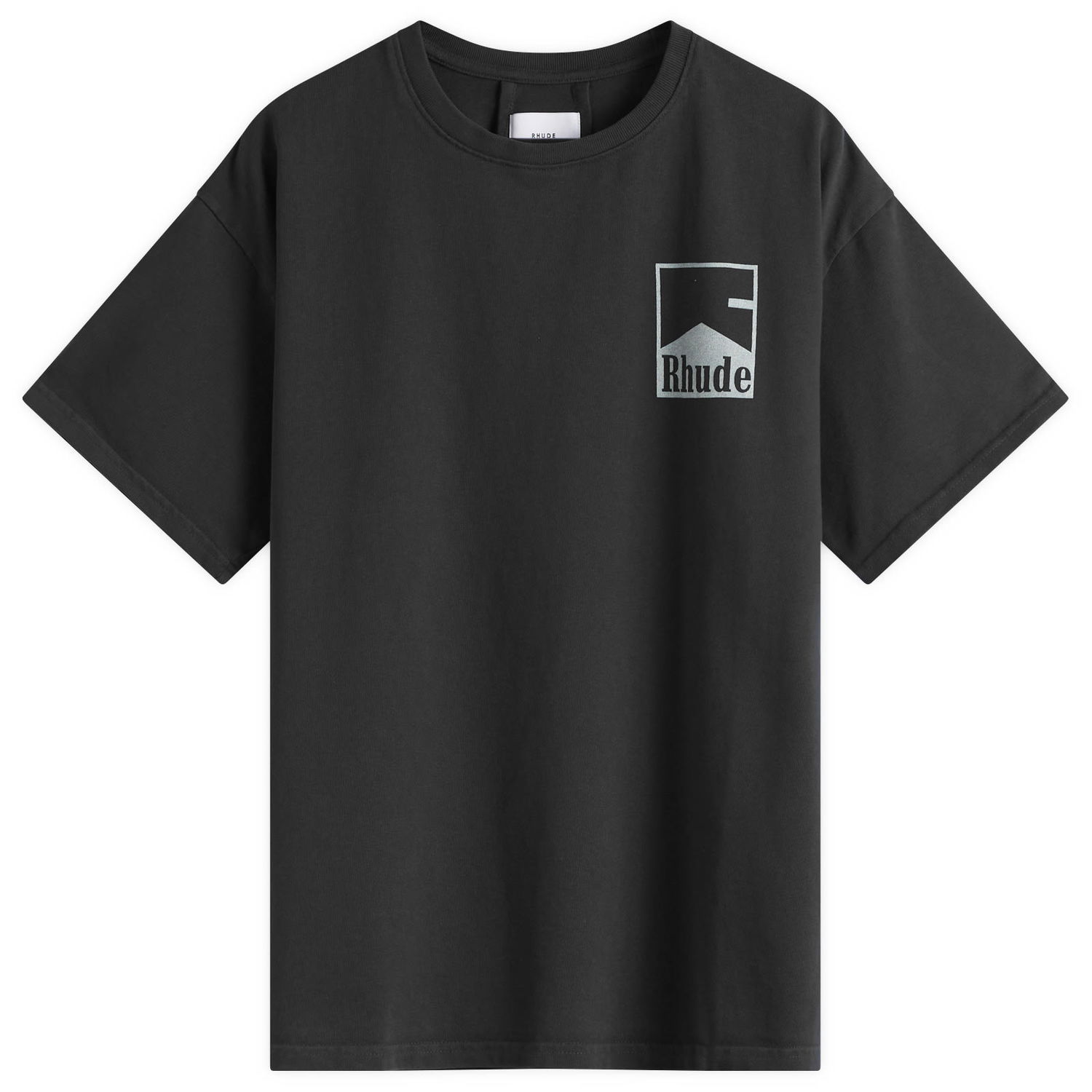 Тениска Rhude Rhude Chevron T-Shirt, Size Large Черно | RHPS25TT020122306, 1