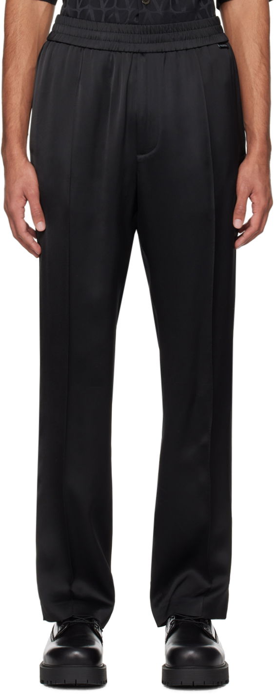 Панталони Valentino Elasticized Trousers Черно | 4V3RB0Q79V0