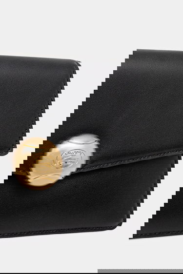 Дамска чанта Lacoste Lacoste Leather Shoulder Bag Черно | NF5105IT, 3