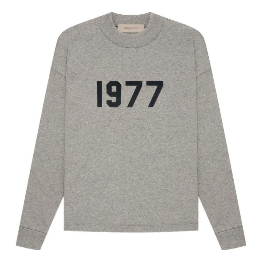 Пуловер Fear of God Fear Of God Essentials 1977 Long Sleeve T-Shirt Сиво | FOG-SS22-926, 0