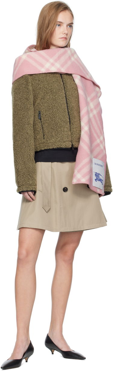 Шал Burberry Burberry Check Hooded Scarf Розово | 8114136, 2