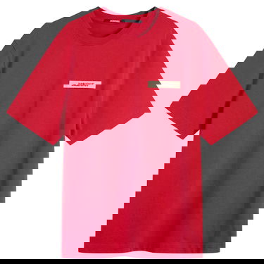 Тениска Jacquemus Grosgrain Logo T-Shirt Червено | 25HTSM00133AJ00226-480, 1
