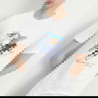 Тениска Polo by Ralph Lauren Polo Bear Active Ski T-Shirt Бяло | 710P07343-WHT, 5