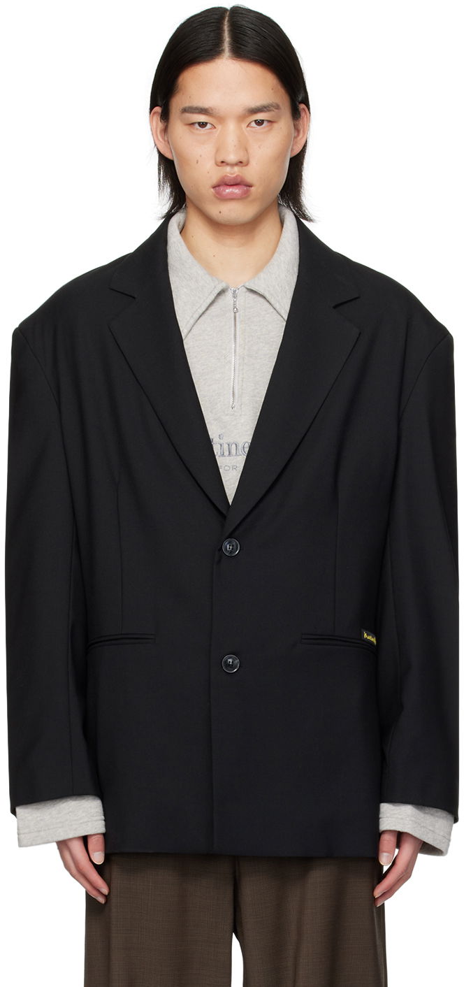 Яке Martine Rose Single-Breasted Blazer Черно | MRSS24-335D, 0
