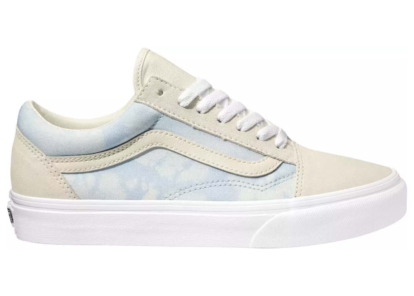 Кецове и обувки Vans Old Skool Bleach Wash Ballad Blue Бяло | VN0A3WKT3XO, 0