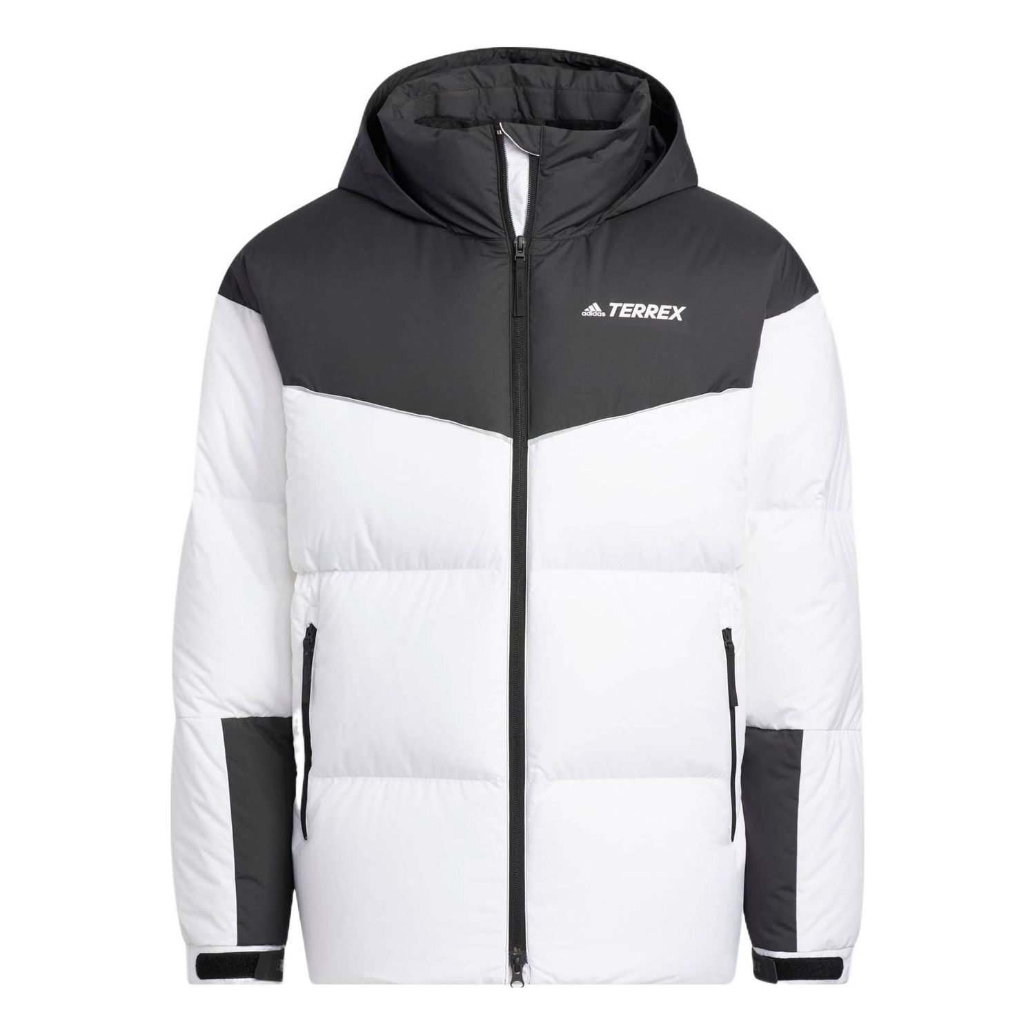 Пухо яке adidas Originals Terrex Hooded Down Puffer Jacket Бяло | HN2007, 0