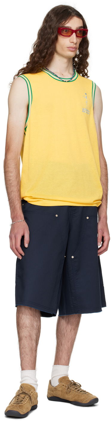 Потник Wales Bonner Wales Bonner adidas Originals Edition Jab Tank Top Жълто | JY6077, 3