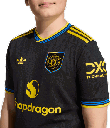 Фланелка adidas Performance Manchester United 25/26 Third Jersey Черно | KD4227, 3