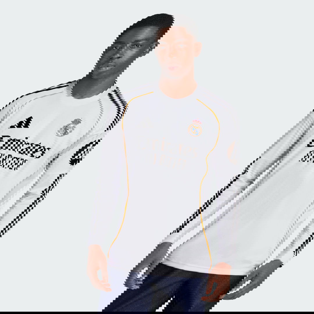 Фланелка adidas Performance Real Madrid 25/26 Home Long Sleeve Jersey Бяло | JN8884, 0