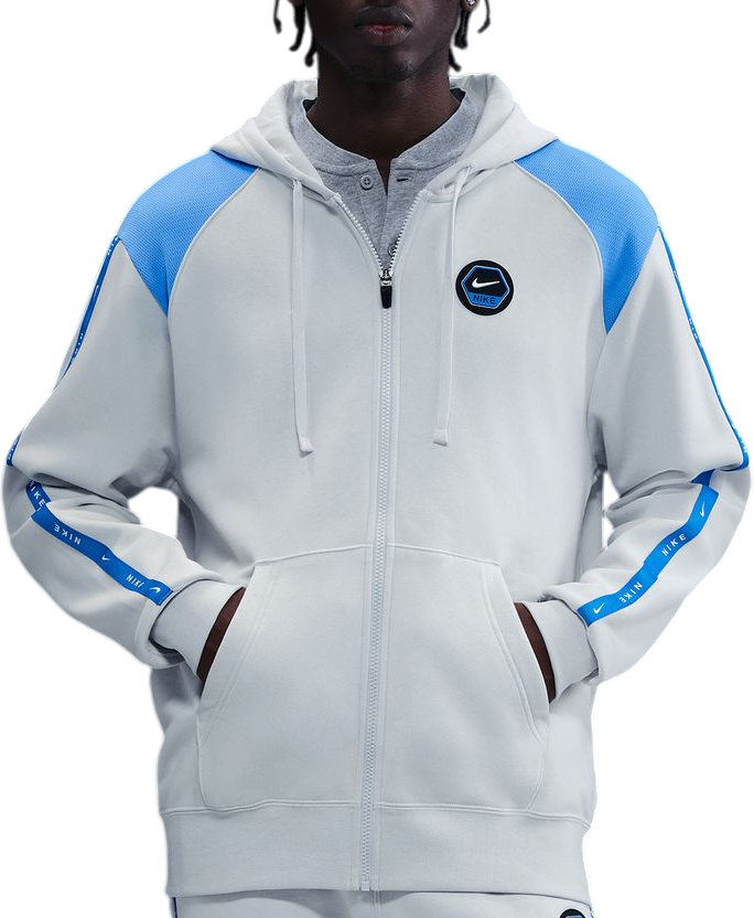 Суитчър Nike Nike Club Full-Zip Hoodie Бяло | ih4285-025, 0