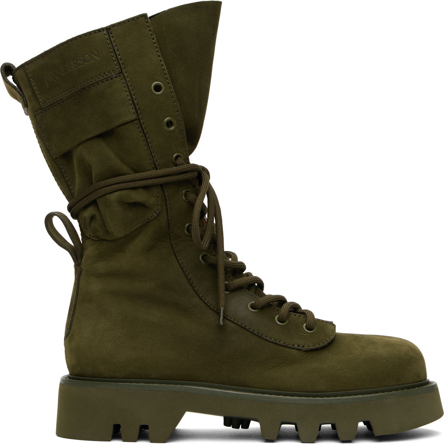 Облекло JW Anderson JW Anderson Combat Leather Boots Зелено | BT0100-LA0258, 0