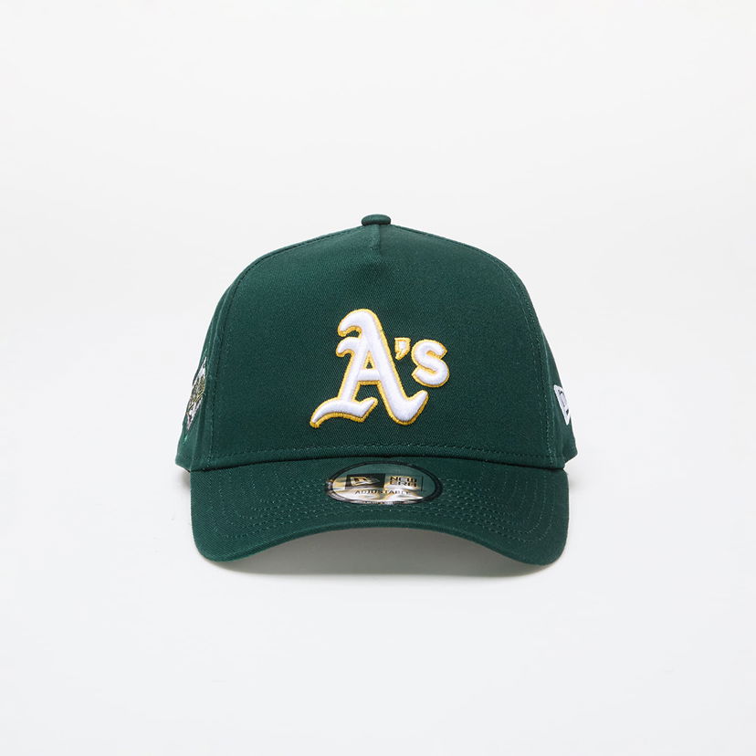 Шапка с козирка New Era MLB Oakland Athletics Side Patch 9FORTY E-Frame Adjustable Cap Dark Green Universal Зелено | 60565193