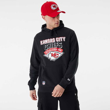 Суитчър New Era NFL Kansas City Chiefs Team Graphic Hoodie Черно | 60424473, 1