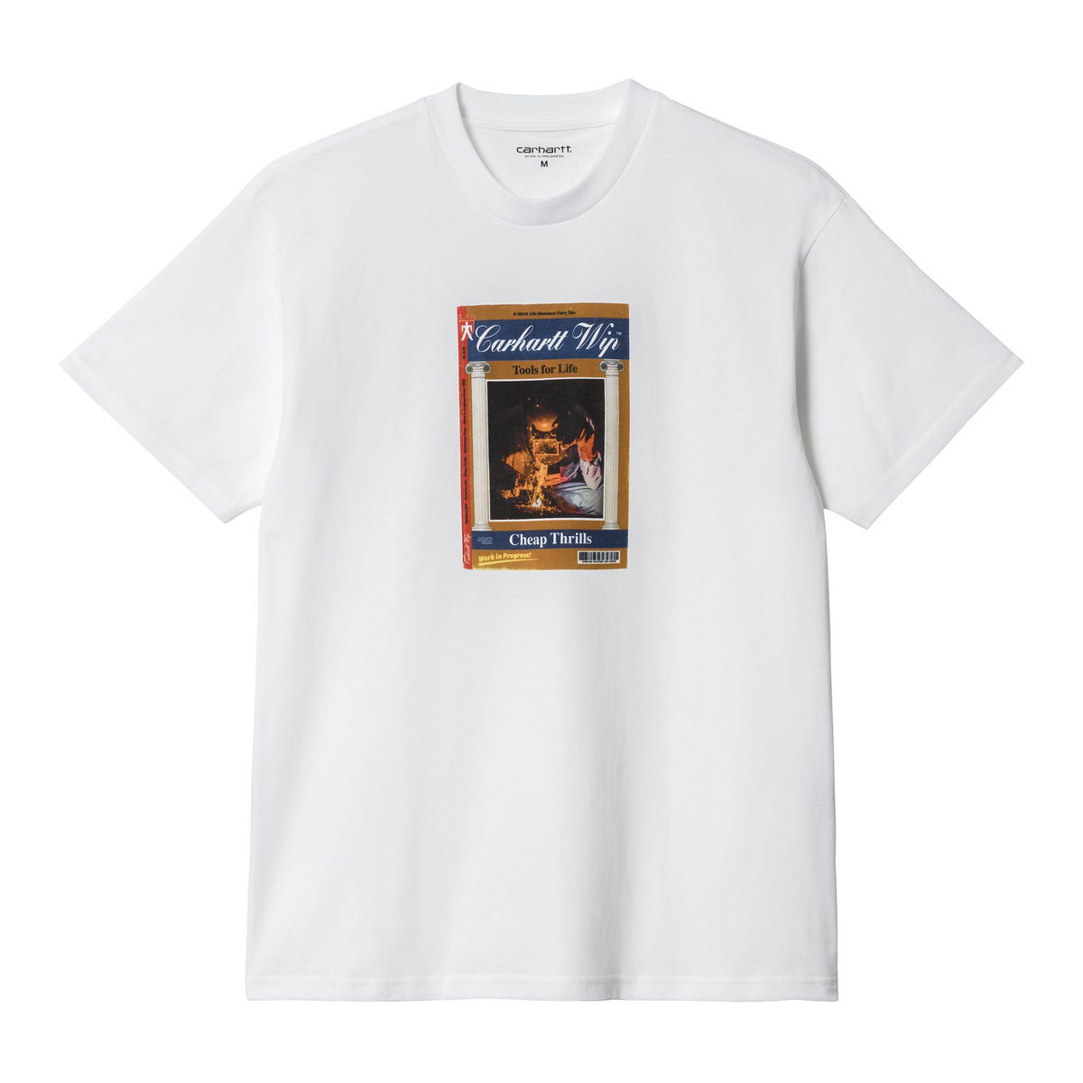 Тениска Carhartt WIP Cheap Thrills T-Shirt Бяло | I032885_02_XX, 0