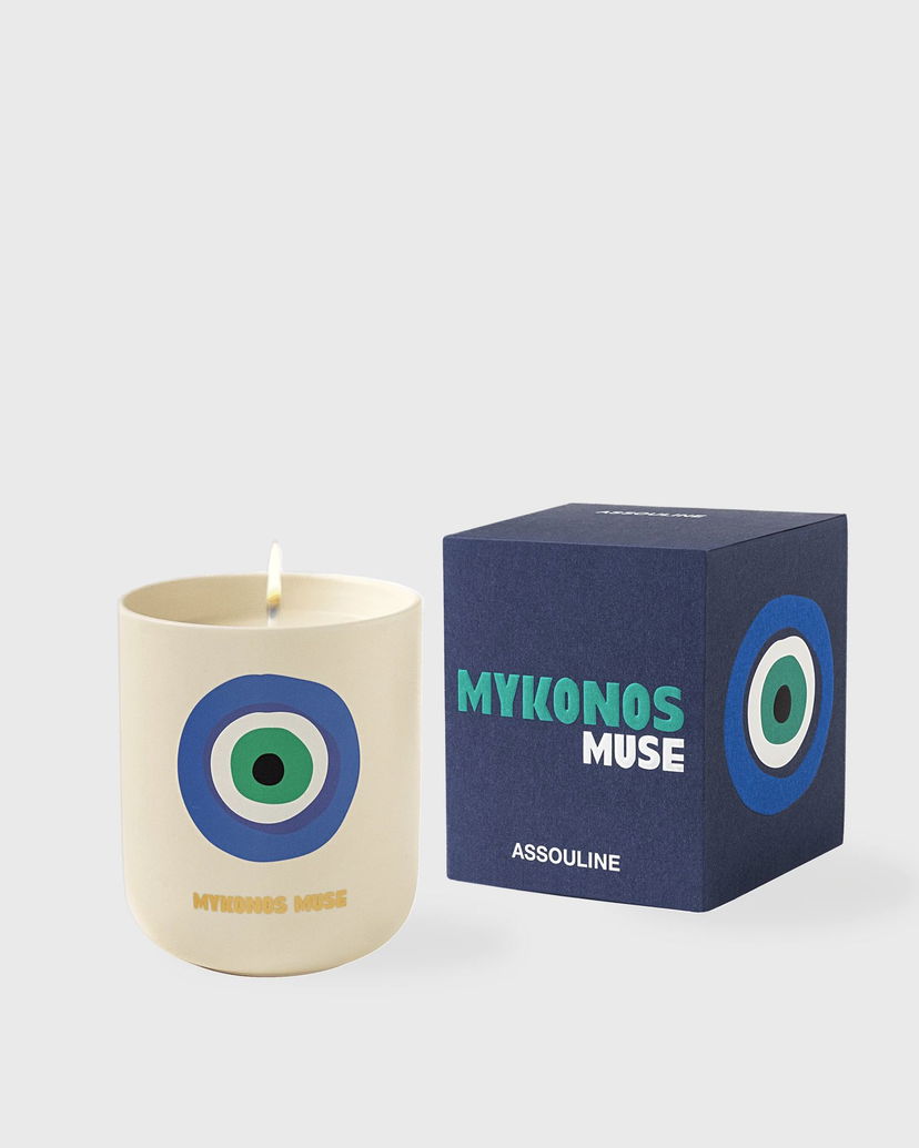 Домашен декор ASSOULINE Mykonos Muse Travel Candle Многоцветен | 882664004569