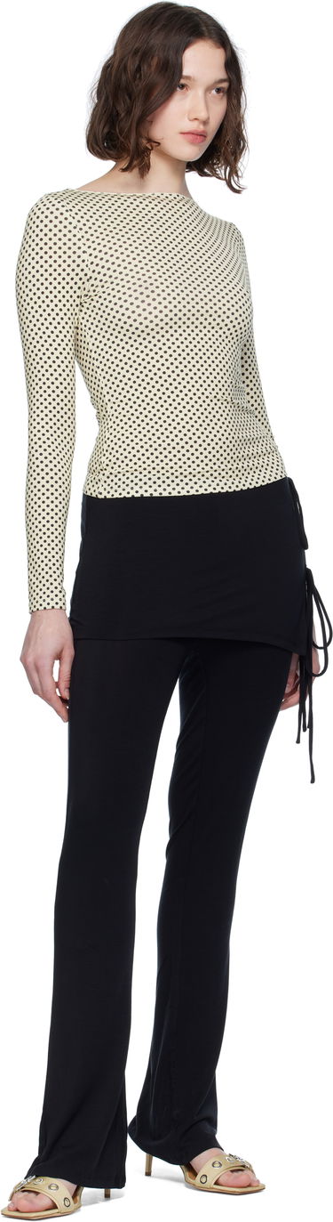 Тениска Miaou Miaou Amelia Polka Dot T-Shirt Жълто | 7183TJBBNP, 3