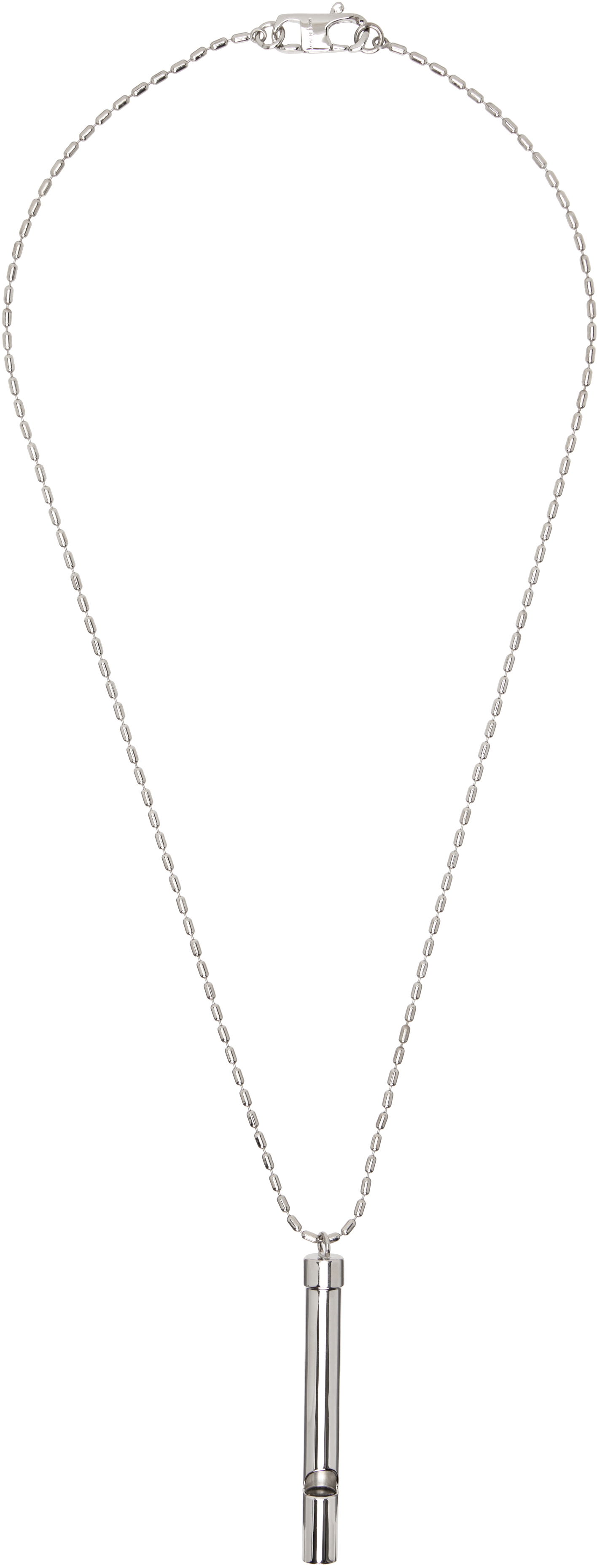 Колие Maison Margiela MM6 Maison Margiela Silver-Tone Whistle Pendant Necklace Металик | SM7UU0104 P8601, 0