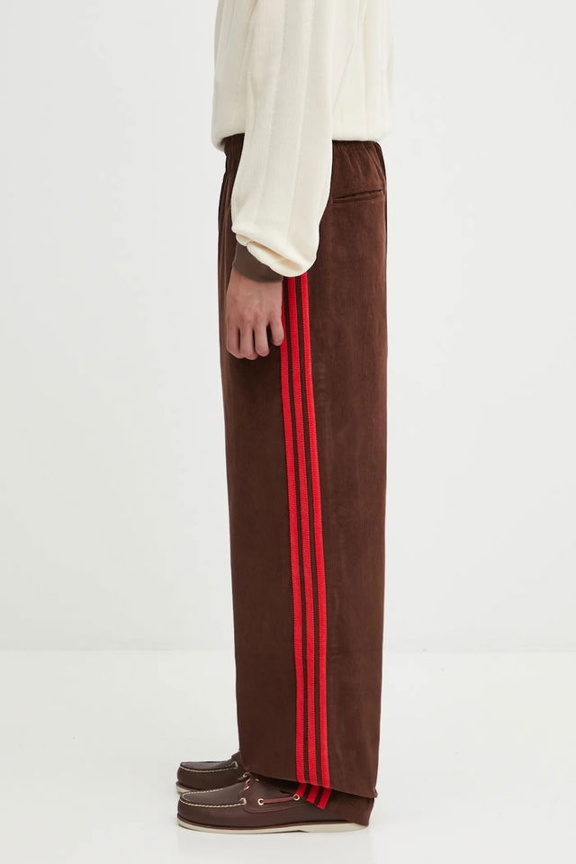 Originals Cord Wide-Leg Pants with Red Side Stripes
