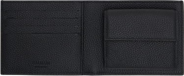 Портфейл Balmain Embossed Leather Flap Wallet Черно | DM1NM061LPSE, 2