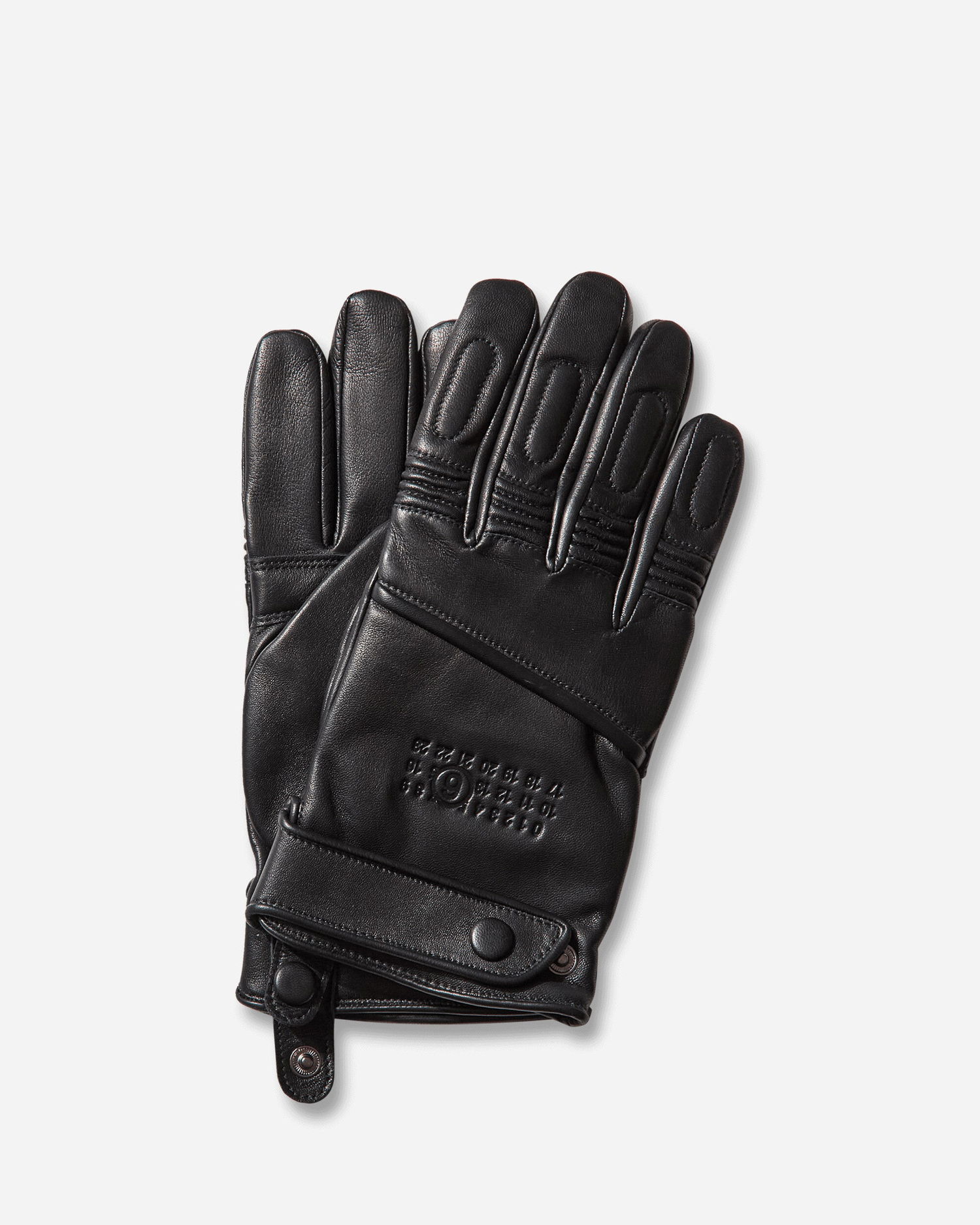 Ръкавици Maison Margiela Agnelle Leather Gloves Черно | SH2TS0003 900, 1