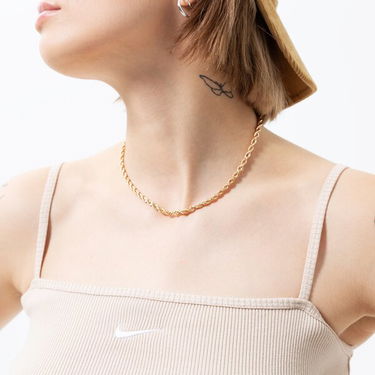 Съкратен топ Nike Sportswear Essential Crop Top Бежово | DM6737-126, 3