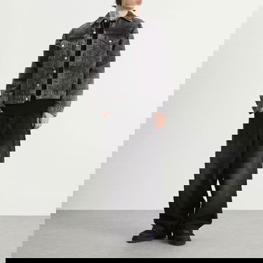 Тениска Aries Reversible Temple Waffle Long Sleeve T-Shirt, Size Large Черно | AR40666-BLK, 4