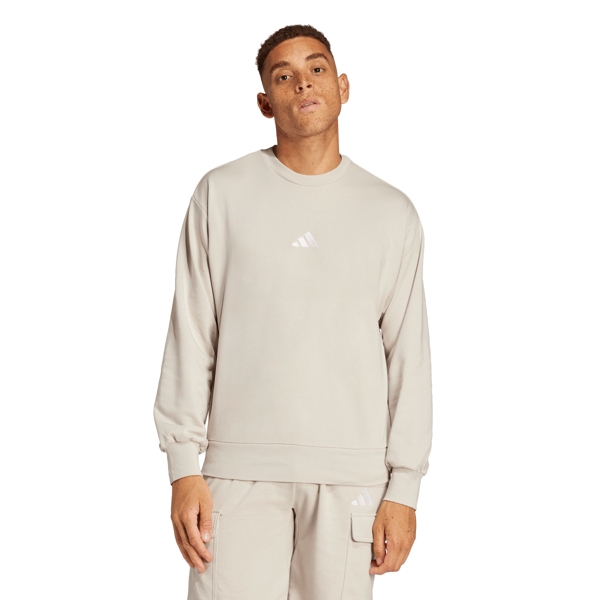 Суитчър adidas Originals Feelcozy Crewneck Sweatshirt Бежово | IN6087, 0