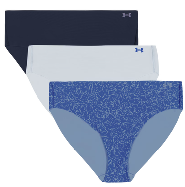гащички Under Armour Under Armour Print 3-Pack Hipster Синьо | 1383898-402, 0