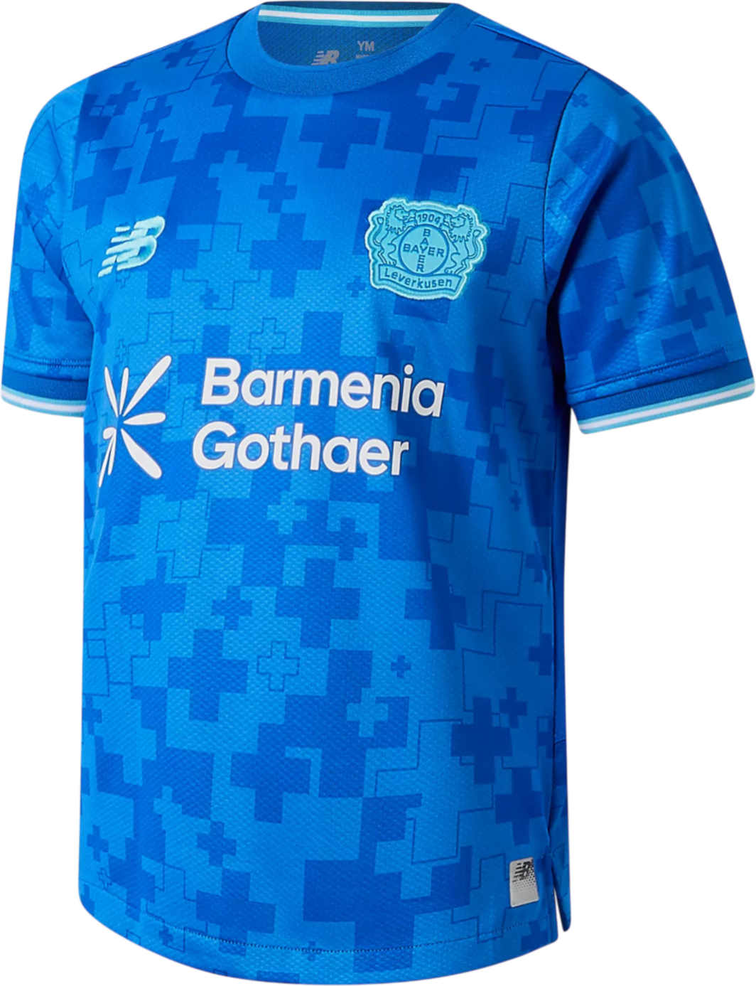 Фланелка New Balance Bayer 04 Leverkusen 3rd Jersey 2025/26 Синьо | jt230565-thd, 0