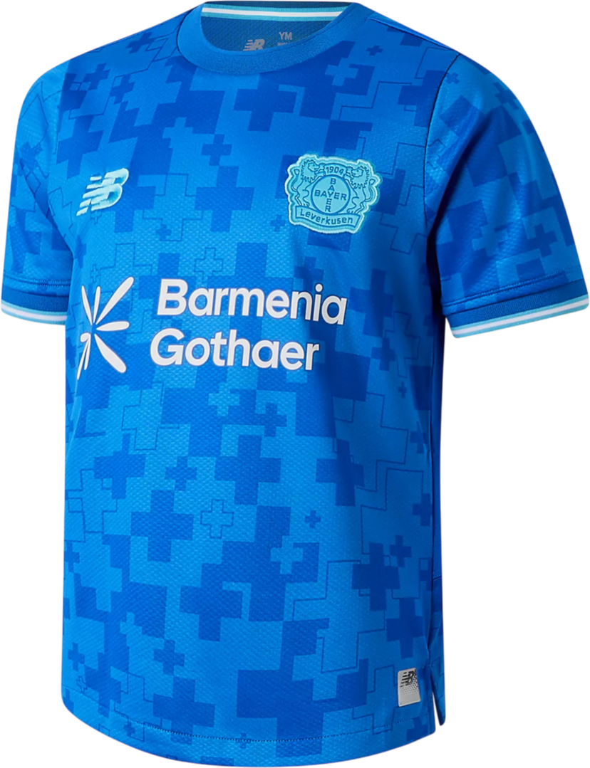 Фланелка New Balance Bayer 04 Leverkusen 3rd Jersey 2025/26 Синьо | jt230565-thd