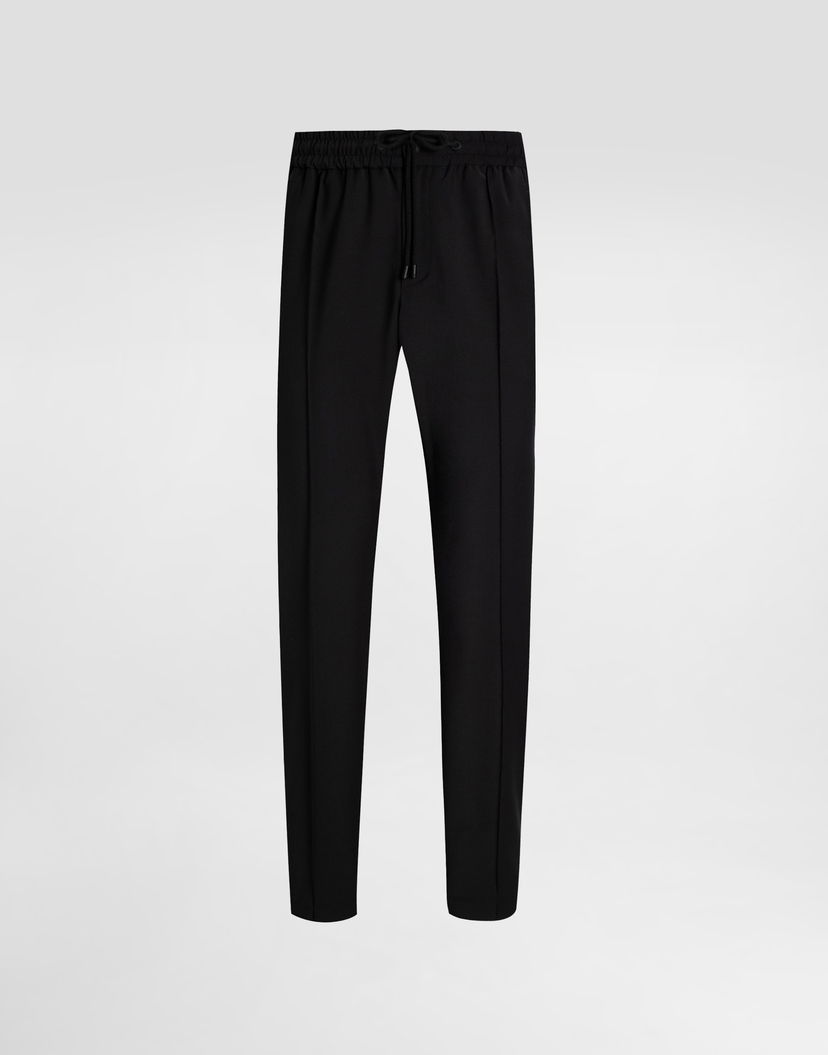 Спортни панталони Dolce & Gabbana Dolce & Gabbana Wool Canvas Joggers 52 Черно | GP147TFURK8N0000