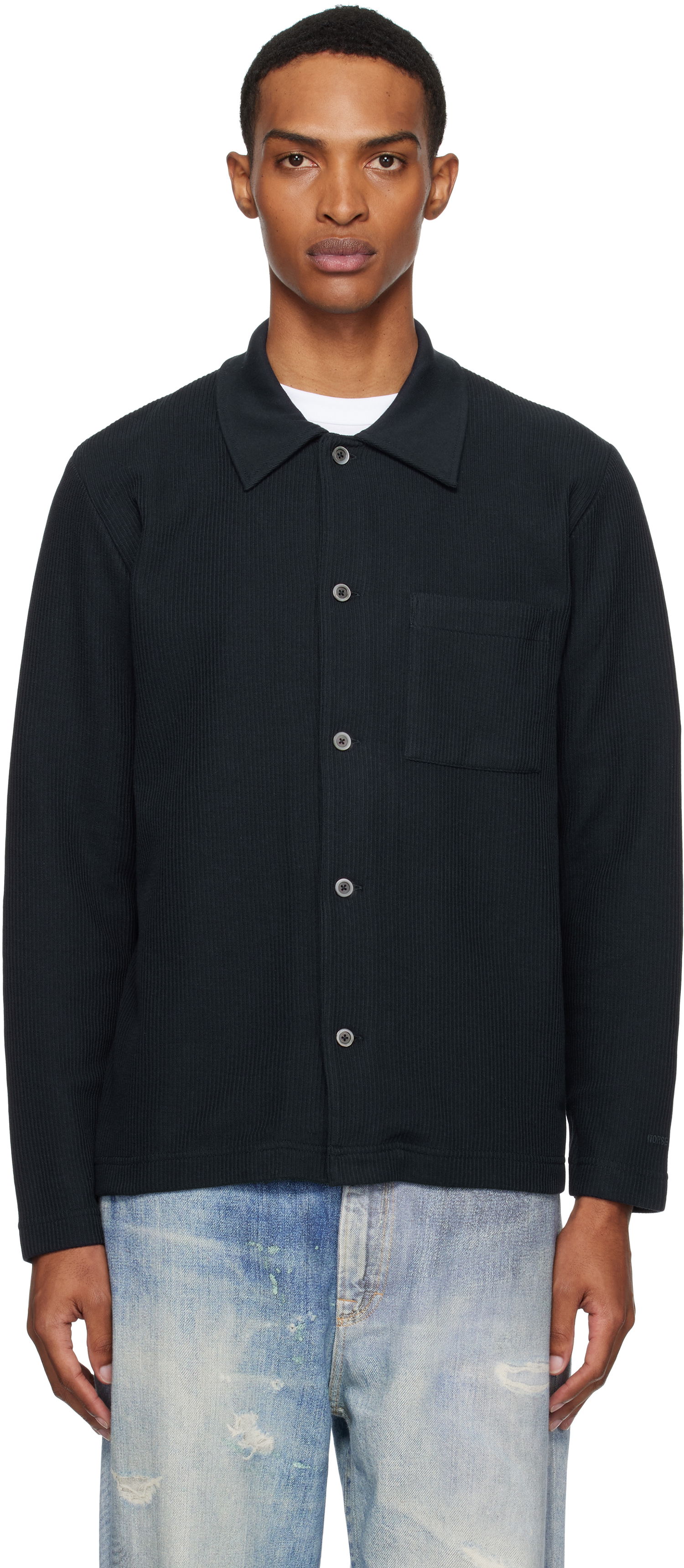 Риза NORSE PROJECTS Norse Projects Jorn Double Face Overshirt Черно | N10-0215, 0