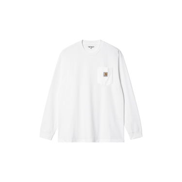 Тениска Carhartt WIP L/S Pocket T-Shirt Бяло | I030437_02_XX, 6