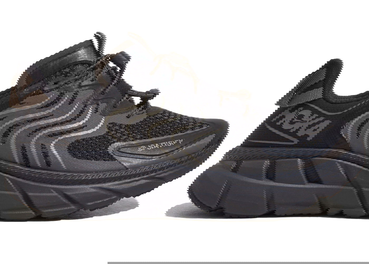 Кецове и обувки Hoka One One Satisfy x Clifton LS "Forged Iron" Черно | 1143450, 0
