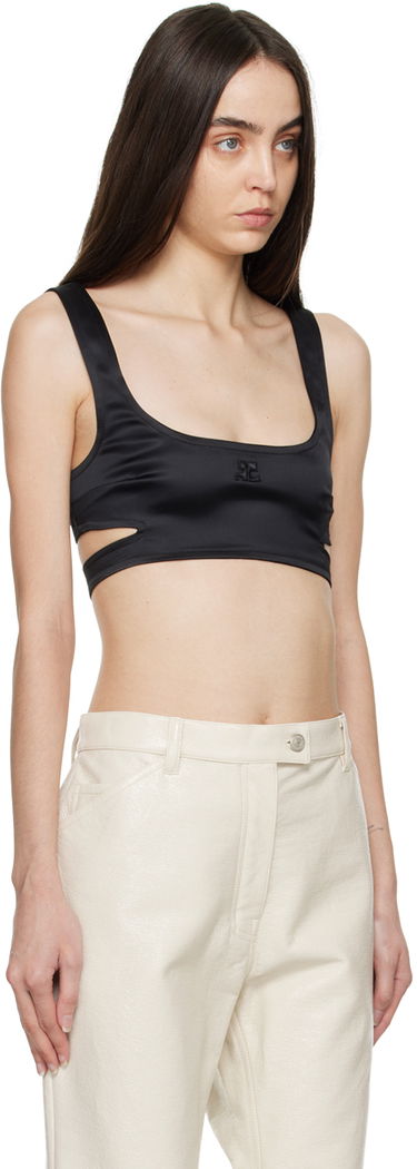 Потник Courrèges Courrèges Cutout Tank Top Черно | 322CBR014AC0017, 1